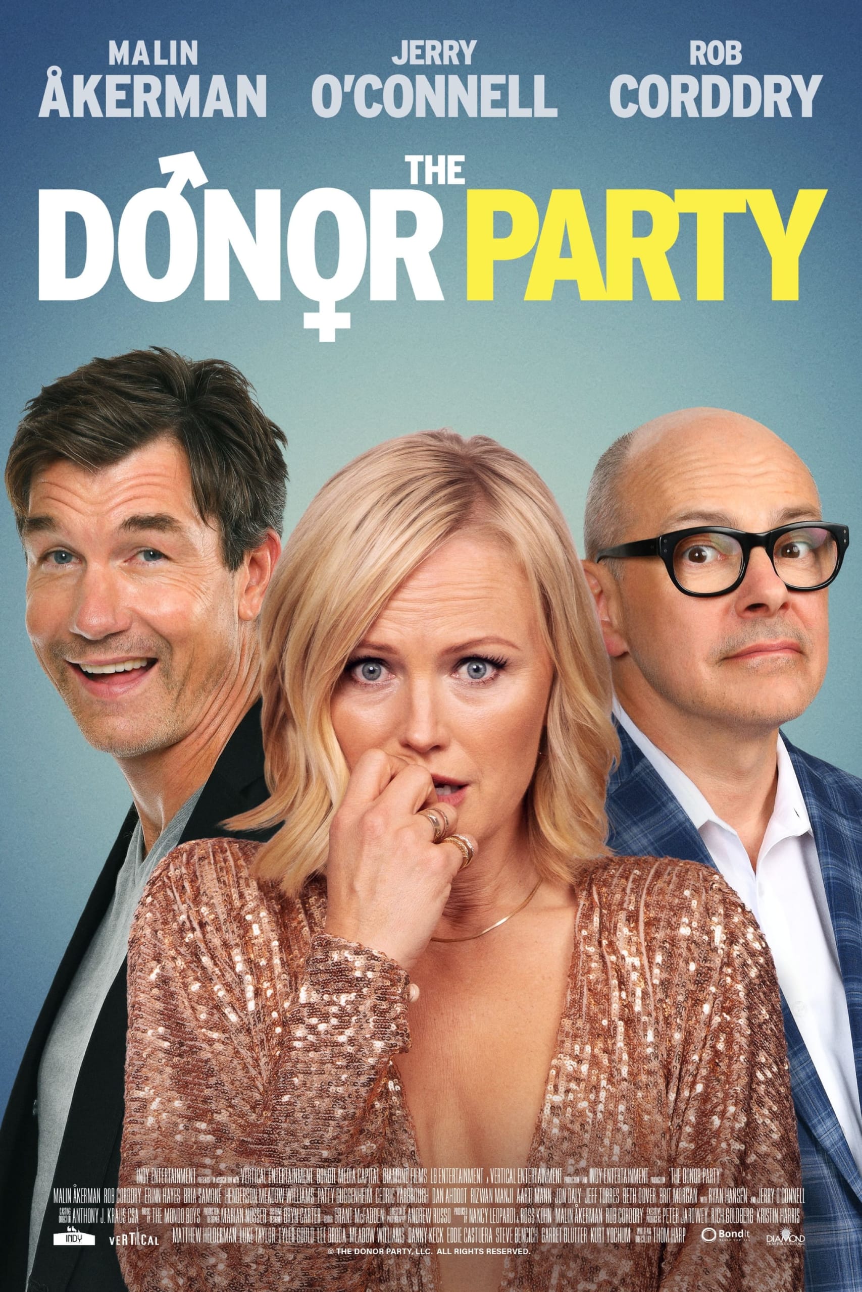 Poster for the movie "The Donor Party"